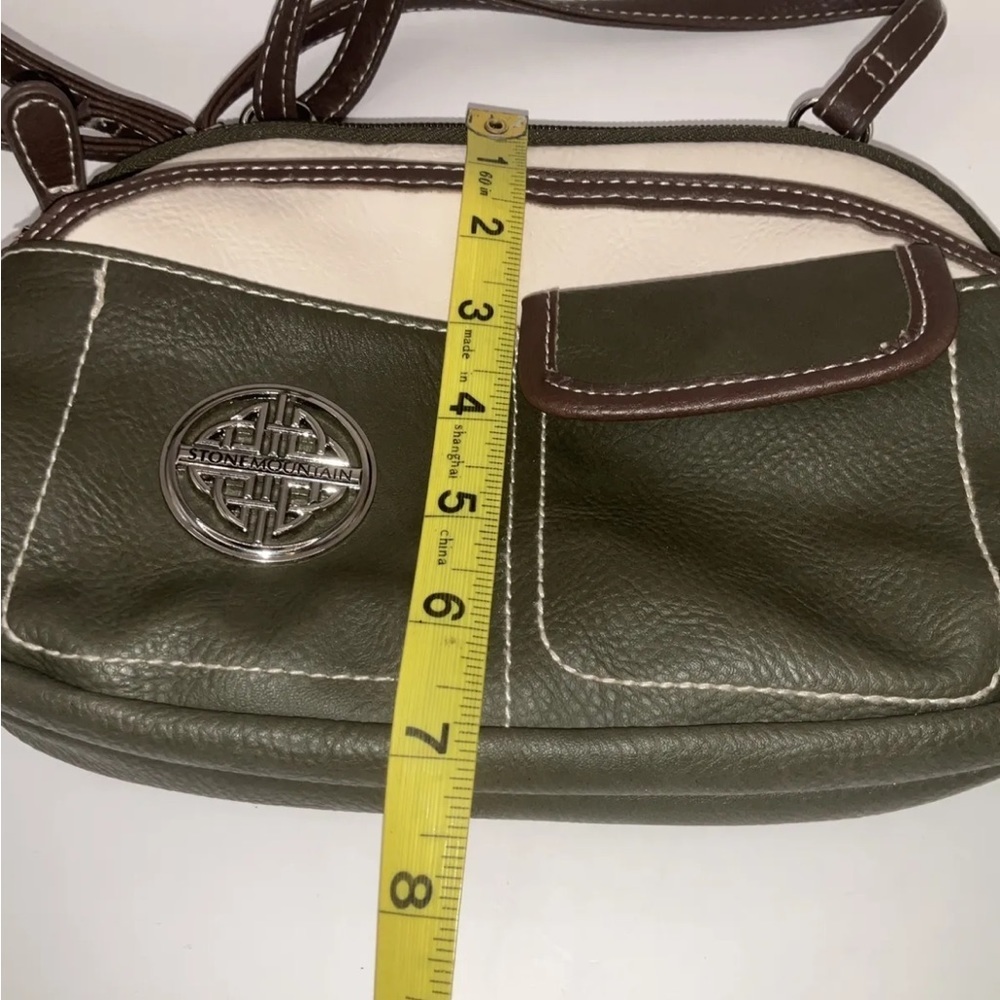 Stone Mountain USA Crossbody Purse Olive/Brown/Bone - Picture 12 of 14